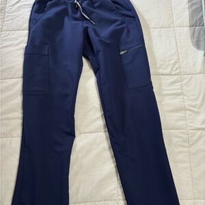 White Cross Scrub Bottoms